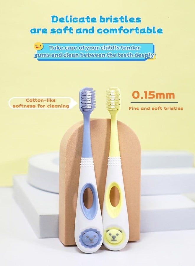 GOPIKRISHNA Kids Toothbrush Cute Tooth Brush, Pack of 5 Pcs, PBT Soft Bristles Toothbrush for 3-12 Years old Children, Manual Toothbrush for Kids - Multicolor - Image 3